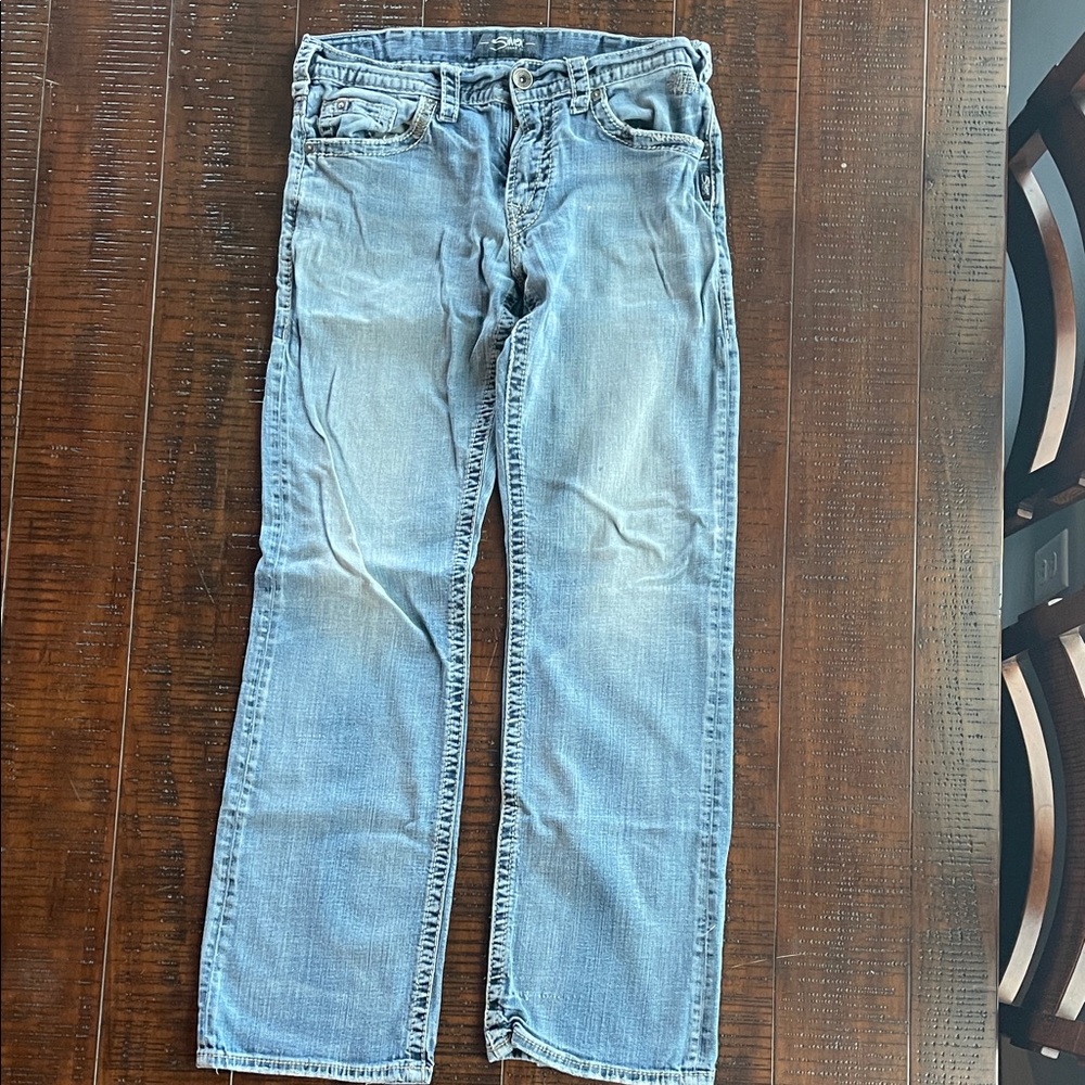 Silver Jeans Light Blue Relaxed Men's Jeans